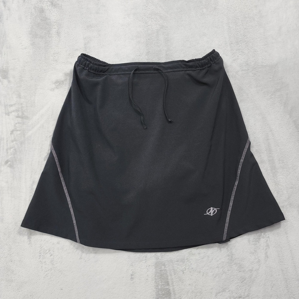 NordicTrack Skort Womens XL Black Athletic Drawstring Lined Running Tennis Golf